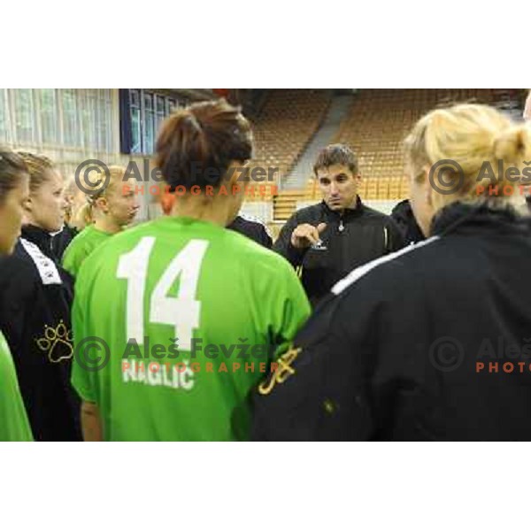 Begus at handball match RK Olimpija - ZRK Velenje , 20.09.2008 