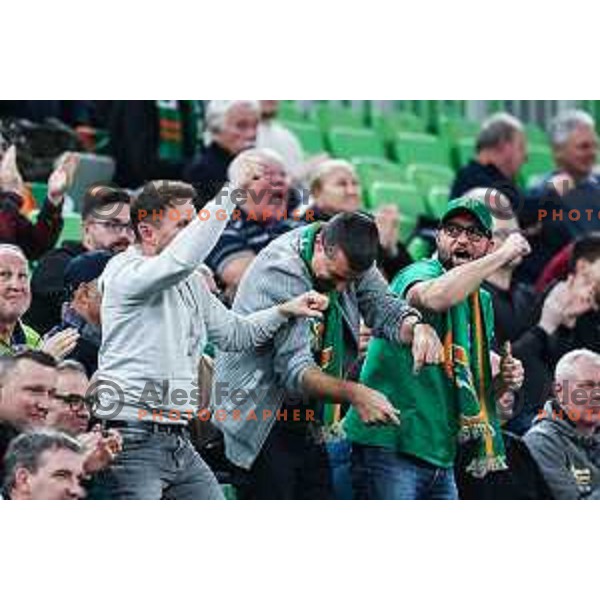 in action during BKT EuroCup 2024/2025 basketball match between Cedevita Olimpija and Cluj Napoca in SRC Stozice, Ljubljana, Slovenia on December 3, 2024