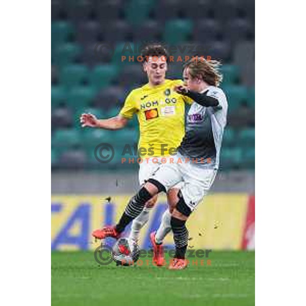 In action during Prva liga Telemach 2024/2025 football match between Bravo Kostel and Radomlje in Ljubljana, Slovenia on December 4, 2024