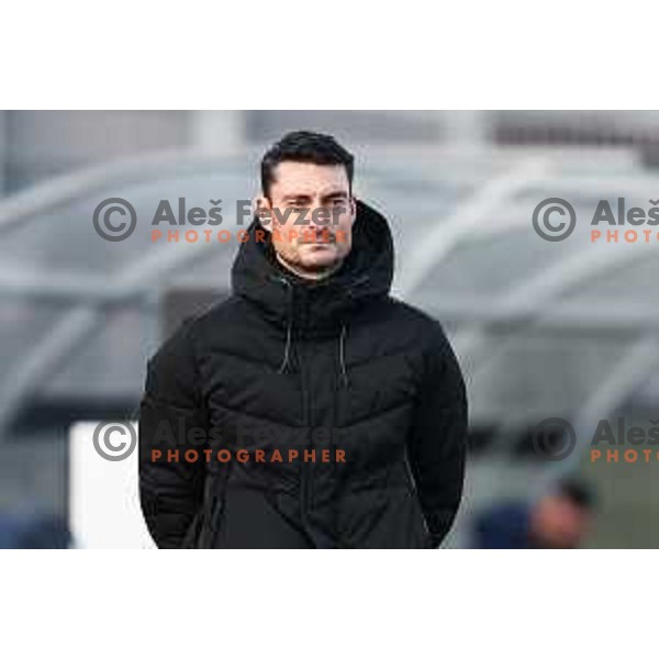 in action during Prva liga Telemach 2024/2025 football match between Celje and Domzale in Celje, Slovenia on December 7, 2024