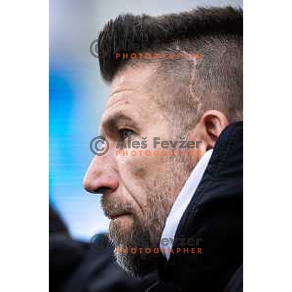 Bostjan Cesar, head coach of Maribor during Prva liga Telemach football match between Maribor and Nafta 1903 in Ljudski vrt, Maribor, Slovenia on December 8, 2024. Photo: Jure Banfi