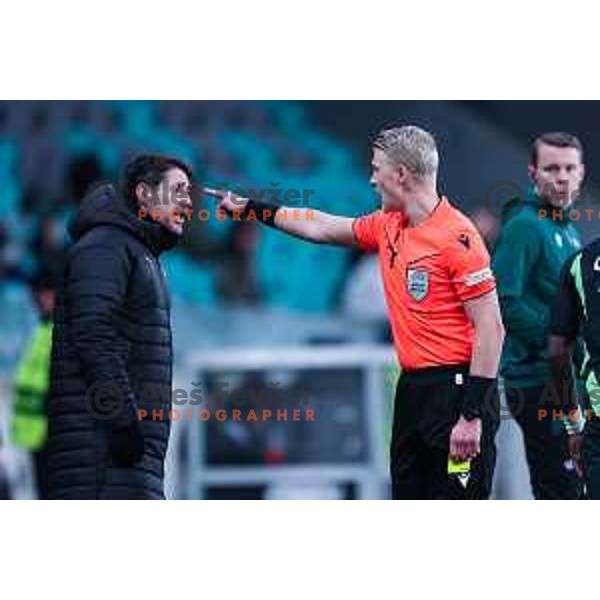 Victor Sanchez during UEFA Conference League 2024/25 football match between Olimpija (SLO) and Cercle Brugge (BEL) in Ljubljana, Slovenia on December 12, 2024