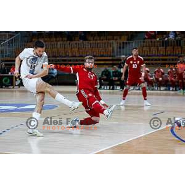 Of Slovenia during UEFA Futsal Euro Qualifiers match between Slovenia and Hungary in Tivoli Hall, Ljubljana, Slovenia on December 18, 2024