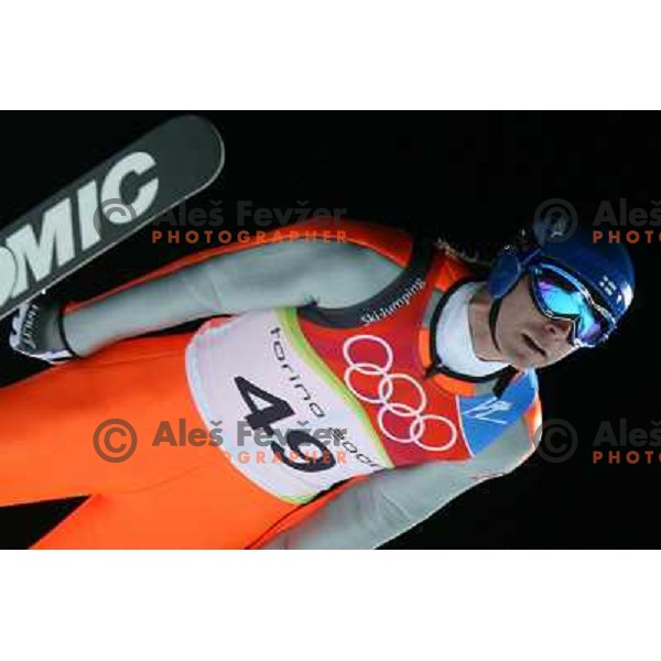 at 120 m individual ski jumping event in Pragelato at Torino 2006 Winter Olympic games, Italy on February 18, 2006