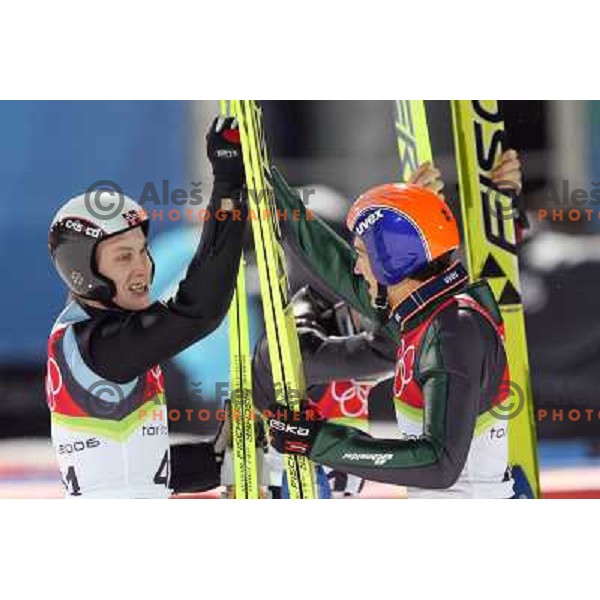 at 120 m individual ski jumping event in Pragelato at Torino 2006 Winter Olympic games, Italy on February 18, 2006