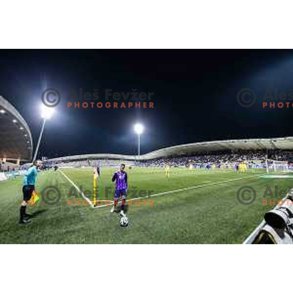in action during Prva liga Telemach football match between Maribor and Domzale in Ljudski vrt, Maribor, Slovenia on February 1, 2025. Photo: Jure Banfi