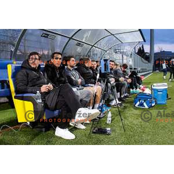 Victor Sanchez during Prva liga Telemach 2024/2025 football match between Koper and Olimpija at Bonifika Stadium in Koper on February 8, 2025