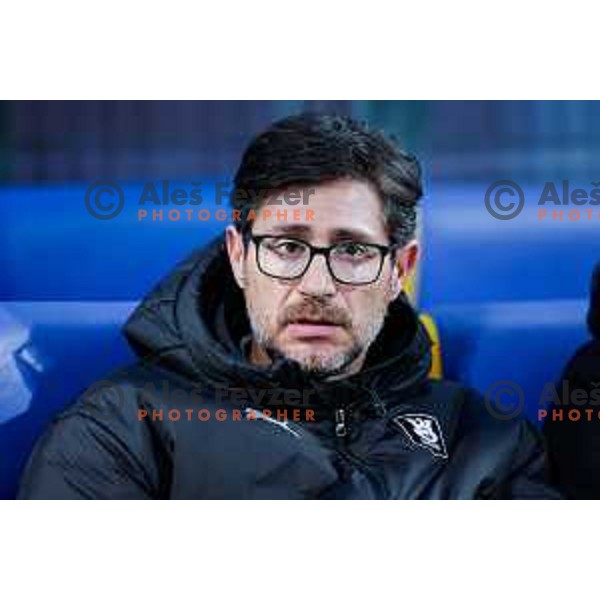 Victor Sanchez during Prva liga Telemach 2024/2025 football match between Koper and Olimpija at Bonifika Stadium in Koper on February 8, 2025