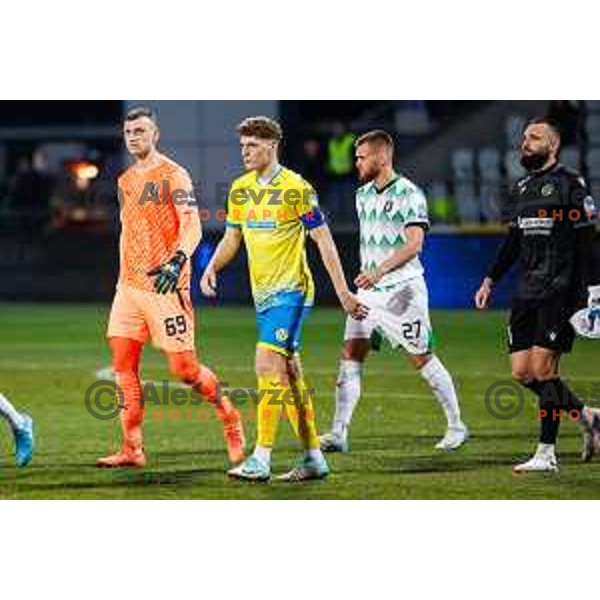 Matevz Vidovsek during Prva liga Telemach 2024/2025 football match between Koper and Olimpija at Bonifika Stadium in Koper on February 8, 2025
