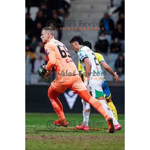 Matevz Vidovsek during Prva liga Telemach 2024/2025 football match between Koper and Olimpija at Bonifika Stadium in Koper on February 8, 2025
