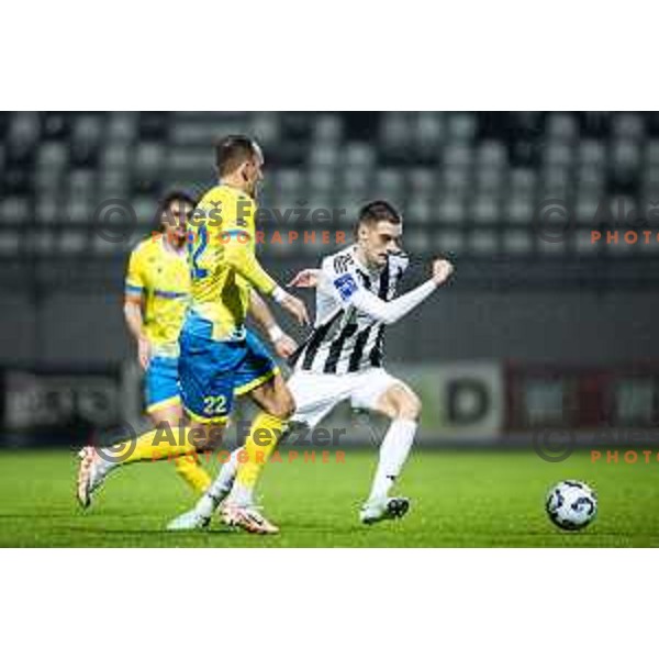 in action during Slovenian cup 2024/25 football match between NS Mura and Koper in Fazanerija, Murska Sobota, Slovenia on February 26, 2025. Photo: Jure Banfi