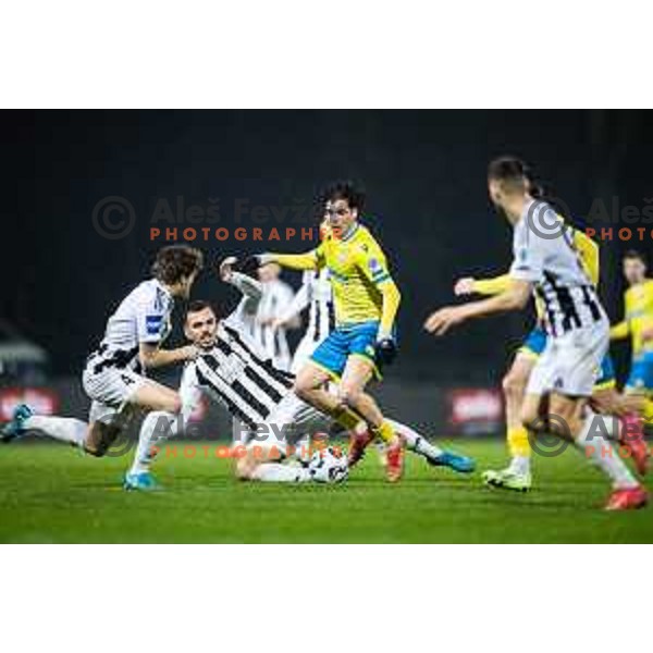 in action during Slovenian cup 2024/25 football match between NS Mura and Koper in Fazanerija, Murska Sobota, Slovenia on February 26, 2025. Photo: Jure Banfi