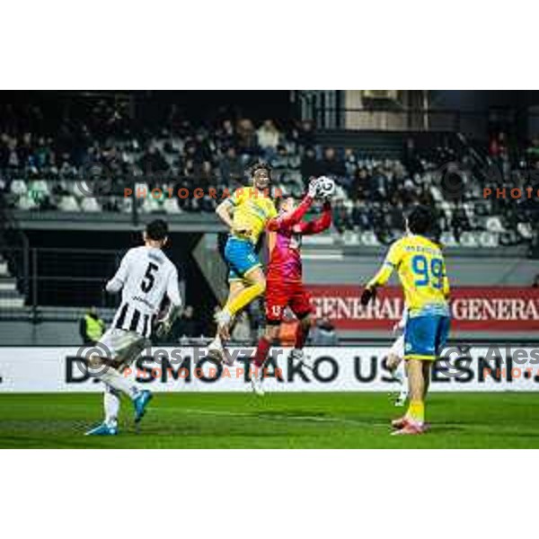in action during Slovenian cup 2024/25 football match between NS Mura and Koper in Fazanerija, Murska Sobota, Slovenia on February 26, 2025. Photo: Jure Banfi