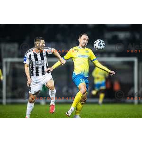 in action during Slovenian cup 2024/25 football match between NS Mura and Koper in Fazanerija, Murska Sobota, Slovenia on February 26, 2025. Photo: Jure Banfi