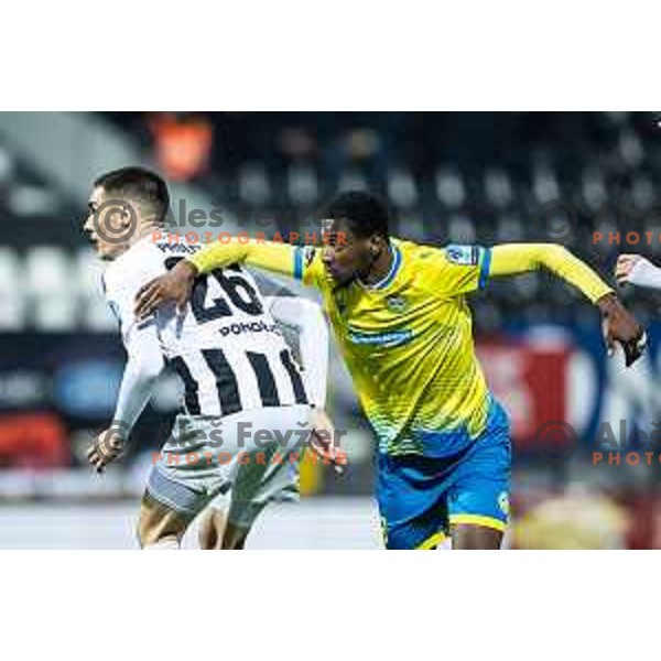 in action during Slovenian cup 2024/25 football match between NS Mura and Koper in Fazanerija, Murska Sobota, Slovenia on February 26, 2025. Photo: Jure Banfi
