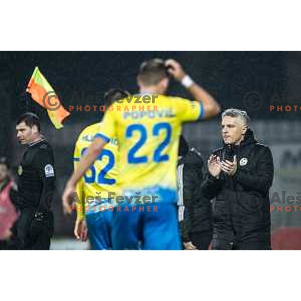 in action during Slovenian cup 2024/25 football match between NS Mura and Koper in Fazanerija, Murska Sobota, Slovenia on February 26, 2025. Photo: Jure Banfi