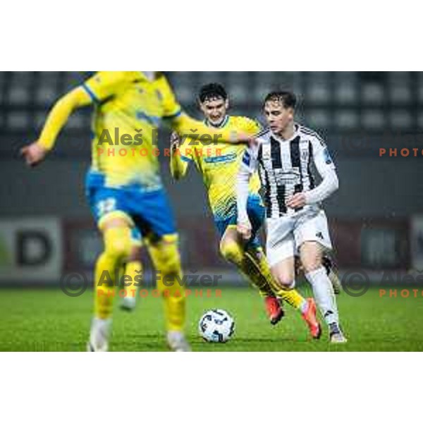 in action during Slovenian cup 2024/25 football match between NS Mura and Koper in Fazanerija, Murska Sobota, Slovenia on February 26, 2025. Photo: Jure Banfi