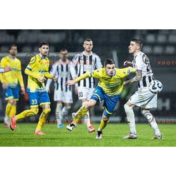 in action during Slovenian cup 2024/25 football match between NS Mura and Koper in Fazanerija, Murska Sobota, Slovenia on February 26, 2025. Photo: Jure Banfi