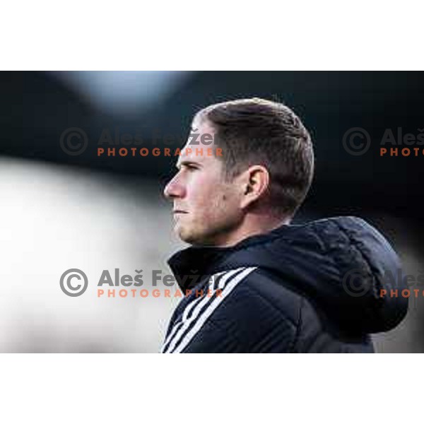 Matjaz Kek mlajsi, head coach of Mura before Prva liga Telemach football match between Mura and Bravo Big Bang in Fazanerija, Murska Sobota, Slovenia on March 2, 2025. Photo: Jure Banfi