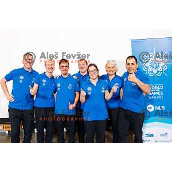 Slovenia Special Olympics team official presentation in Ljubljana before departure to Special Olympics World Winter Games in Turin (Italy) on March 5, 2025