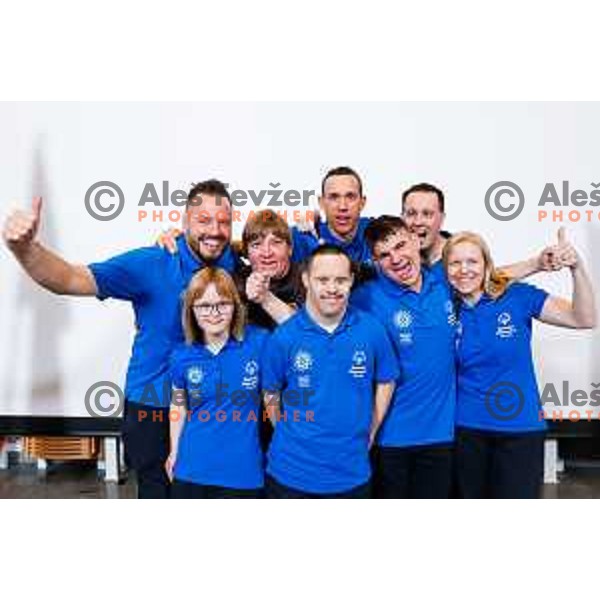 Slovenia Special Olympics team official presentation in Ljubljana before departure to Special Olympics World Winter Games in Turin (Italy) on March 5, 2025