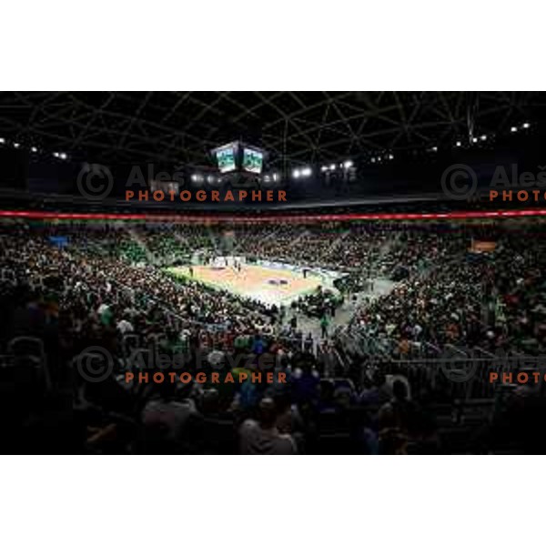 in action during eight-final of BKT EuroCup 2024/2025 basketball match between Cedevita Olimpija Ljubljana (SLO) and Besiktas Istanbul (TUR) in SRC Stozice, Ljubljana, Slovenia on March 5, 2025