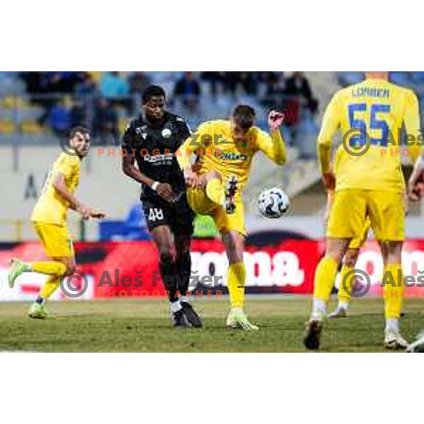 Ahmed Sidibe during Prva liga Telemach 2024/2025 football match between Domzale and Koper in Domzale on February 8, 2025