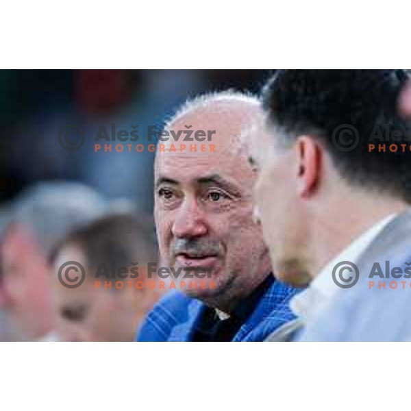 Radenko Mijatovic during regular season basketball match of AdmiralBet ABA League 2024/2025 between Cedevita Olimpija Ljubljana (SLO) and Crvena Zvezda MeridianBet (SRB) in SRC Stozice, Ljubljana, Slovenia on March 9, 2025