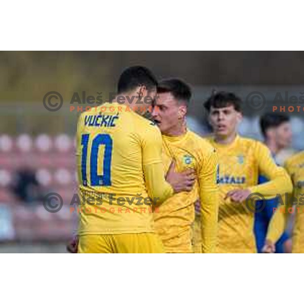 Haris Vuckic during Prva liga Telemach 2024/2025 football match between Nafta 1903 and Domzale in Sportni park Lendava, Slovenia on March 13, 2025 Photo: Sebastijan Andrejek Bukovec