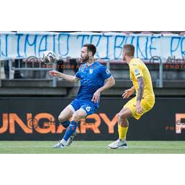 Darko Hrka during Prva liga Telemach 2024/2025 football match between Nafta 1903 and Domzale in Sportni park Lendava, Slovenia on March 13, 2025 Photo: Sebastijan Andrejek Bukovec