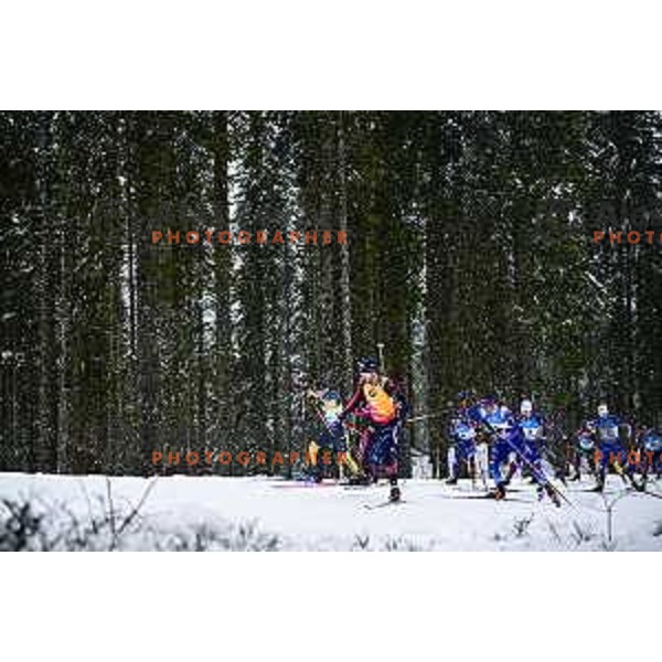 IBU World Cup Biathlon Men mass start at Pokljuka Sports Centre, Slovenia on March 15, 2025