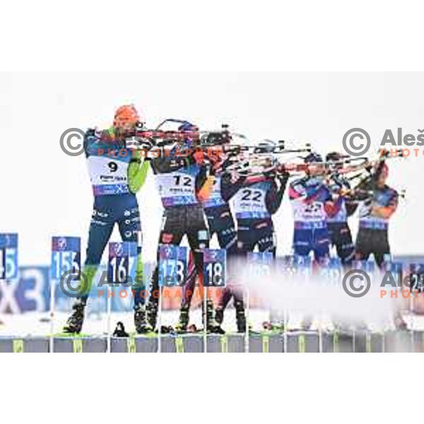IBU World Cup Biathlon Men mass start at Pokljuka Sports Centre, Slovenia on March 15, 2025