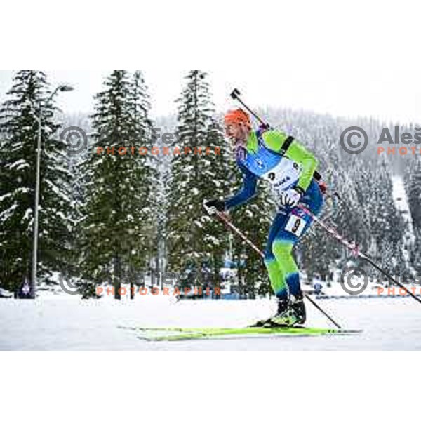 IBU World Cup Biathlon Men mass start at Pokljuka Sports Centre, Slovenia on March 15, 2025