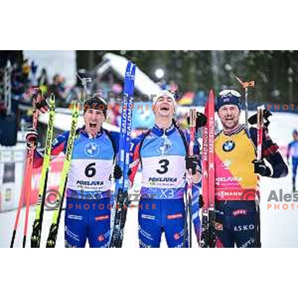 IBU World Cup Biathlon Men mass start at Pokljuka Sports Centre, Slovenia on March 15, 2025