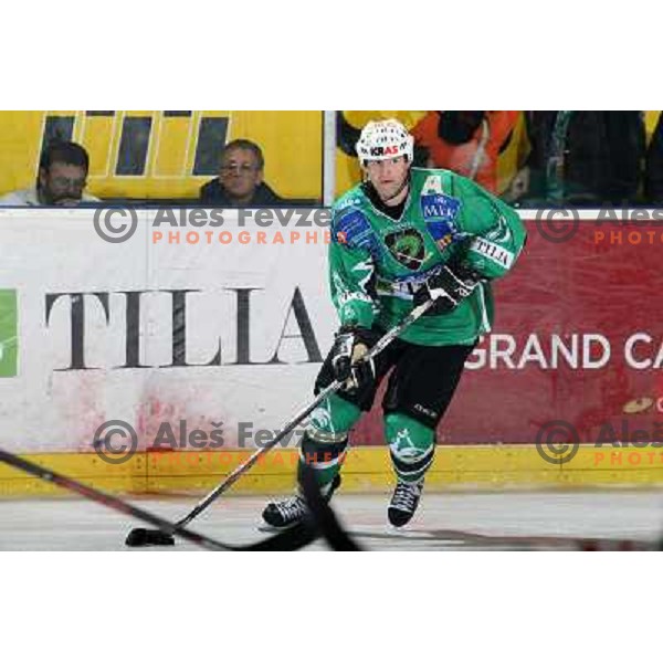 Nik Zupancic at ice-hockey game Tilia Olimpija-Acroni Jesenice in round 4 of EBEL league, played in Hala tivoli, Ljubljana, Slovenia 28.9.2008. Tilia Olimpija won 5:2. 