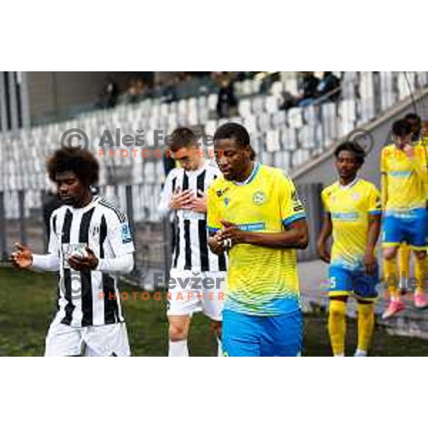 Ahmed Sidibe of Koper during Prva liga Telemach 2024/2025 football match between Koper and Mura at Bonifika Stadium in Koper on March 29, 2025