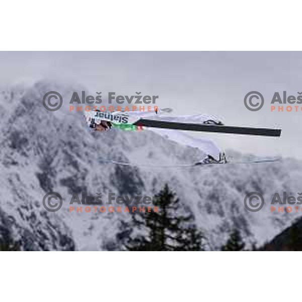 Timi Zajc (SLO) at FIS Ski Flying Competition at The Final of FIS Ski-jumping World Cup 2024/2025 in Planica, Slovenia on March 30, 2025. Photo Grega Valancic