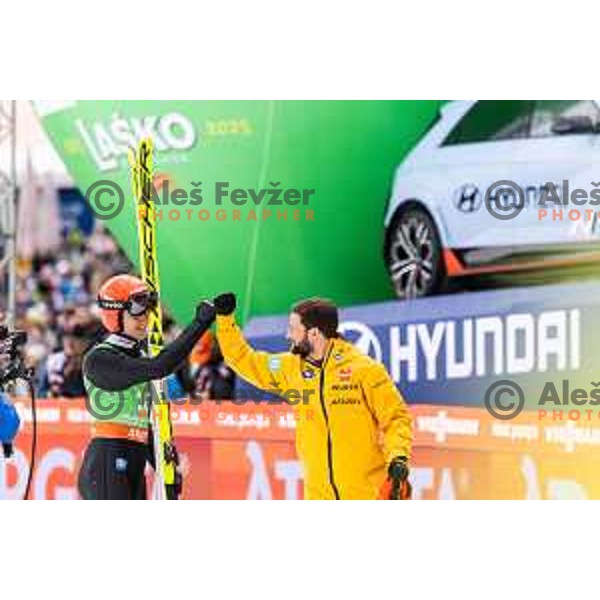 at FIS Ski Flying Competition at The Final of FIS Ski-jumping World Cup 2024/2025 in Planica, Slovenia on March 30, 2025. Photo Grega Valancic