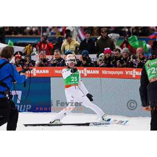 Anze Lanisek (SLO) at FIS Ski Flying Competition at The Final of FIS Ski-jumping World Cup 2024/2025 in Planica, Slovenia on March 30, 2025. Photo Grega Valancic