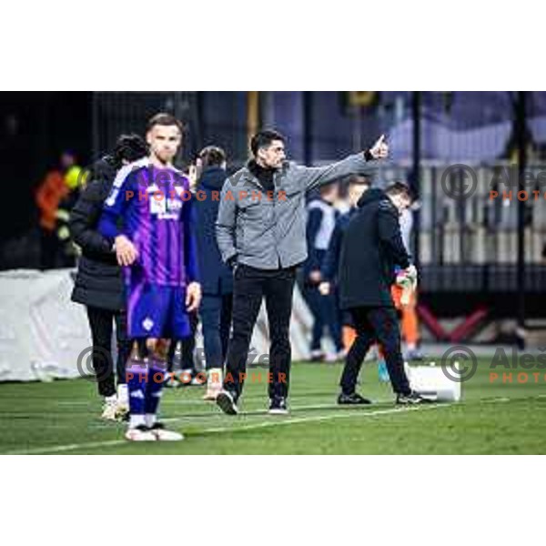 Albert Riera, head coach of Celje during Slovenian Cup 2024/25 quarter-finals football match between Maribor and Celje in Ljudski vrt, Maribor, Slovenia on April 2, 2025. Photo: Jure Banfi