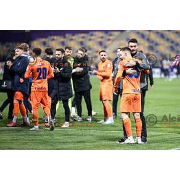 in action during Slovenian Cup 2024/25 quarter-finals football match between Maribor and Celje in Ljudski vrt, Maribor, Slovenia on April 2, 2025. Photo: Jure Banfi