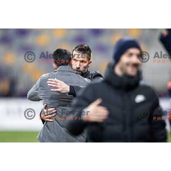 Bostjan Cesar, head coach of Maribor after Slovenian Cup 2024/25 quarter-finals football match between Maribor and Celje in Ljudski vrt, Maribor, Slovenia on April 2, 2025. Photo: Jure Banfi