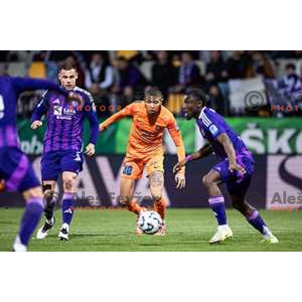Edmilson in action during Slovenian Cup 2024/25 quarter-finals football match between Maribor and Celje in Ljudski vrt, Maribor, Slovenia on April 2, 2025. Photo: Jure Banfi