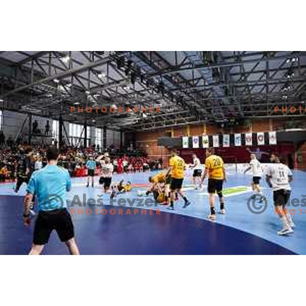 Dvorana Kodeljevo during Semifinal of Slovenian Handball Cup between LL Grosist Slovan and Gorenje Velenje in Ljubljana, Slovenia on April 4, 2025. Photo: Filip Barbalic