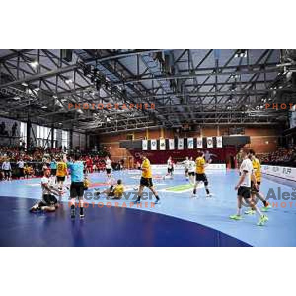 Dvorana Kodeljevo during Semifinal of Slovenian Handball Cup between LL Grosist Slovan and Gorenje Velenje in Ljubljana, Slovenia on April 4, 2025. Photo: Filip Barbalic