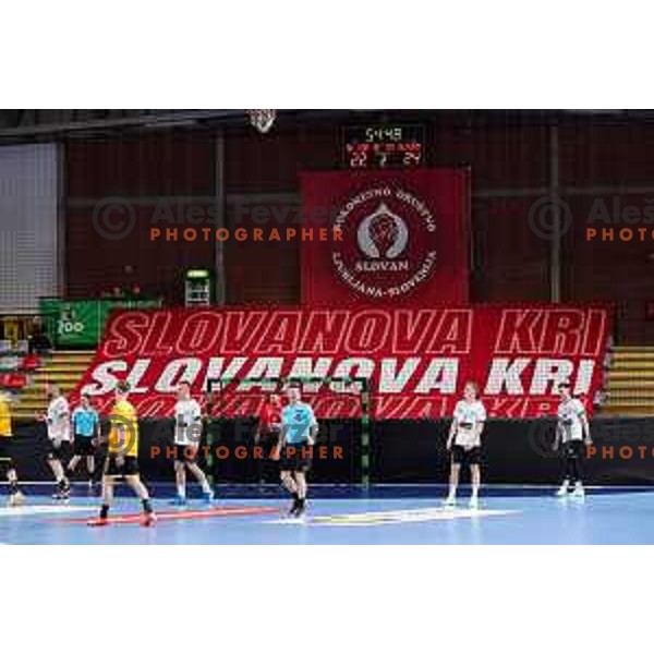 Dvorana Kodeljevo during Semifinal of Slovenian Handball Cup between LL Grosist Slovan and Gorenje Velenje in Ljubljana, Slovenia on April 4, 2025. Photo: Filip Barbalic