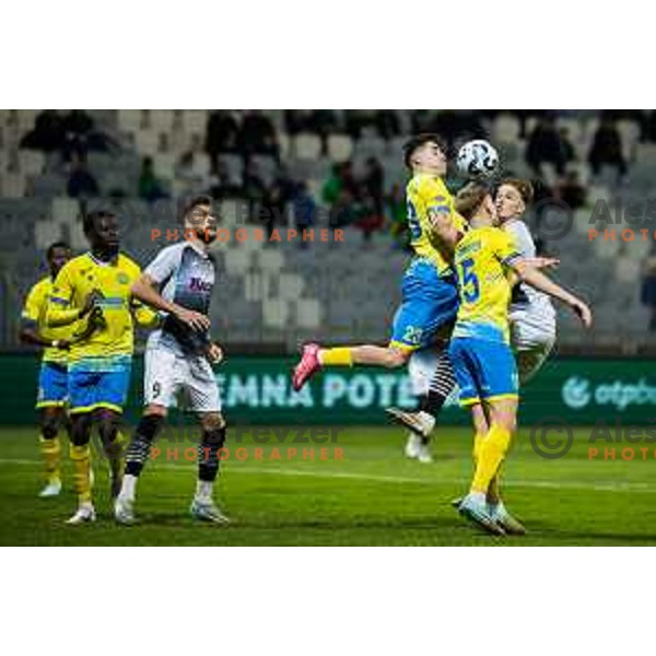 during Prva liga Telemach 2024/2025 football match between Koper and Kalcer Radomlje at Bonifika Stadium in Koper, Slovenia on April 5, 2025. Photo: Grega Valancic