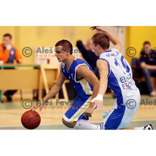 Perko at basketball match Elektra- Nova Gorica in UPC league, played in Sostanj 4.10.2008. 