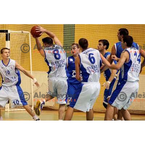 Tajnik at basketball match Elektra- Nova Gorica in UPC league, played in Sostanj 4.10.2008. 