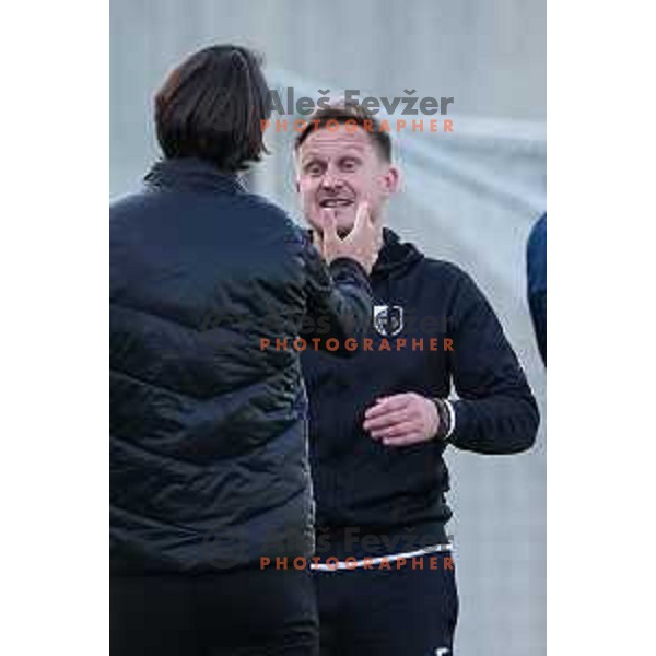 Ales Arnol, head coach of Bravo during Prva liga Telemach 2024/2025 football match between Primorje and Bravo Big Bang in Ajdovscina, Slovenia on April 10, 2025